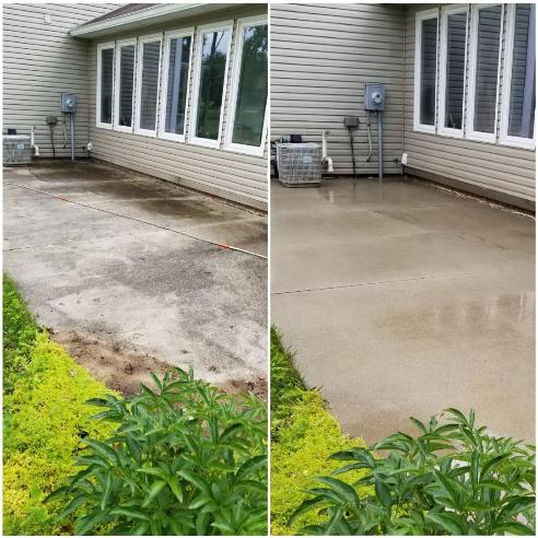 Patio Washing Concrete Sealing Akron Canton Ohio